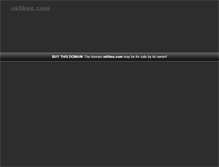 Tablet Screenshot of oklikes.com